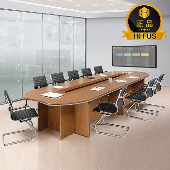하이퍼스 티크 클레버 연결식 회의용 테이블 ㅁ자형 B타입 사무실 중역용 회의실 연결형