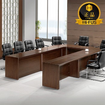 하이퍼스 W/EUT 연결식 회의용 테이블 ㄷ자형 사무실